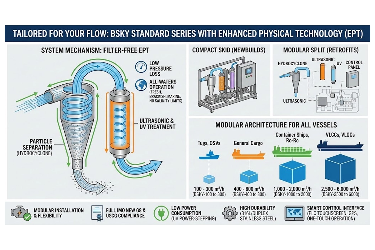 BSKY Standard Series range
