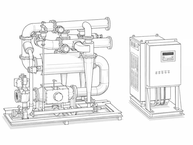 UV reactor installation reference image in engine room environment